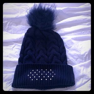 Swarovski knit beanie